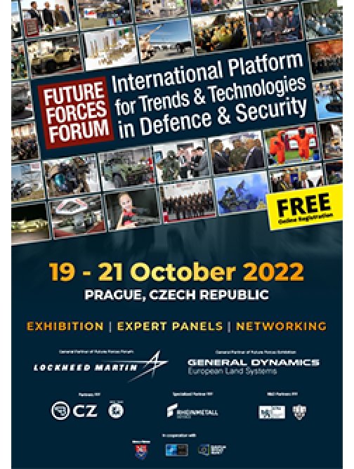Leták Future Forces Forum 2022 – EN