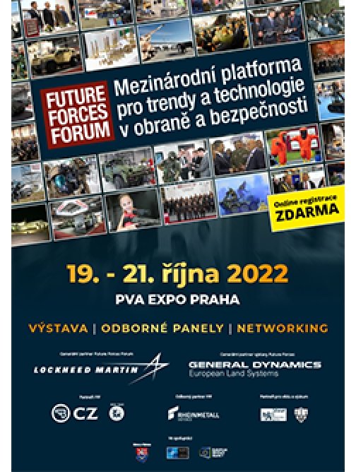 Leták Future Forces Forum 2022 – CZ