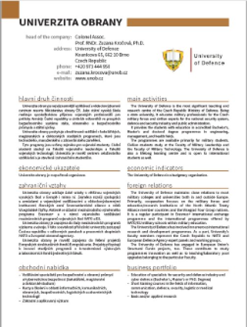 Profil z katalogu AOBP – CZ | EN