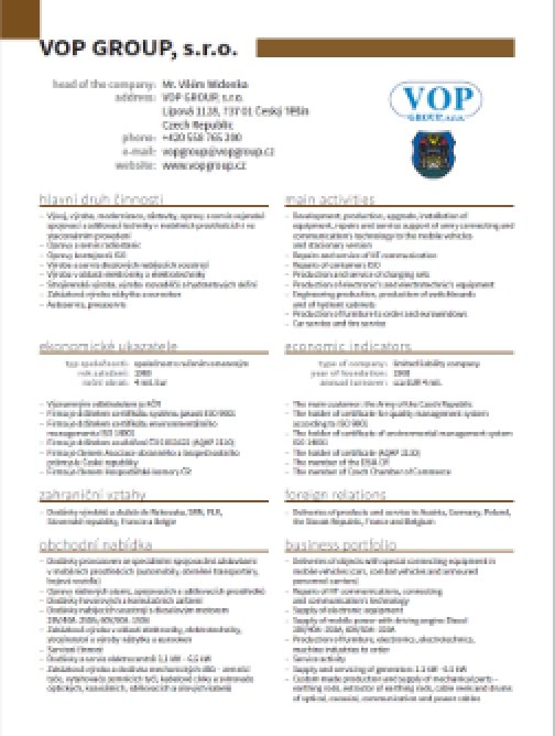 Profil z katalogu AOBP – CZ | EN