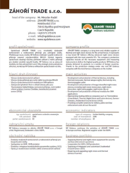 Profil z katalogu AOBP – CZ | EN