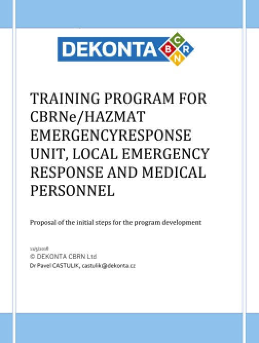 Školící program pro CBRNE – EN