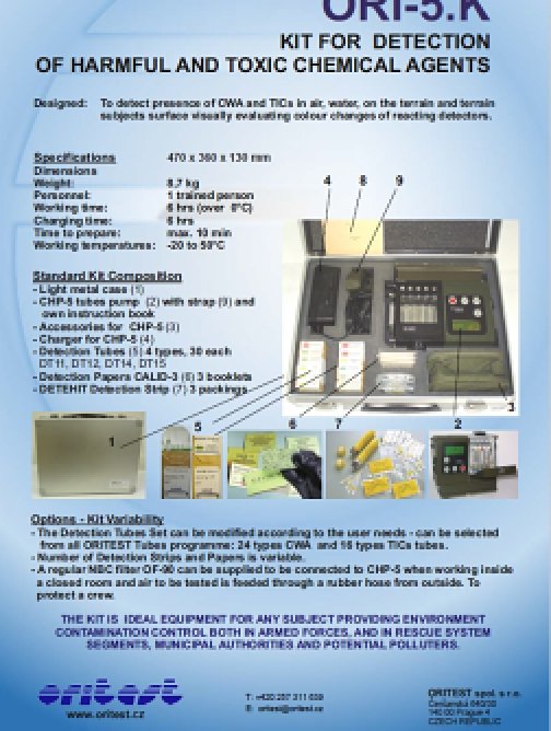 Detekční souprava-ORI-5.K – EN