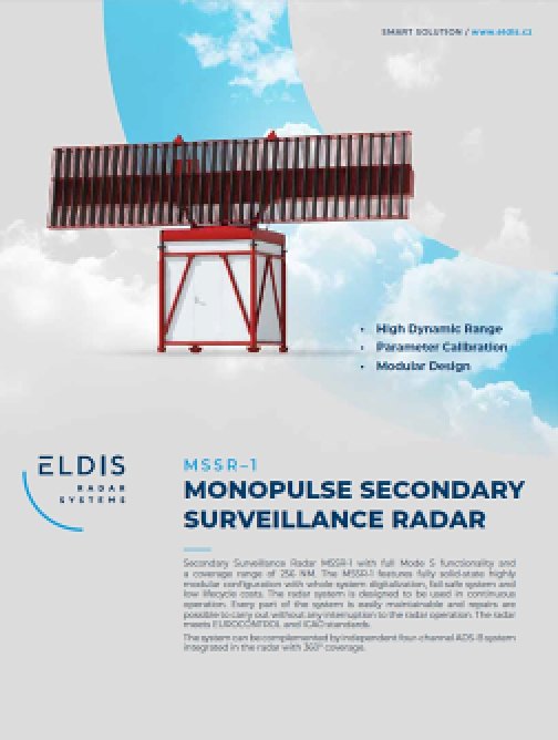 Monopulsní sekundární přehledový radar MSSR-1 – EN