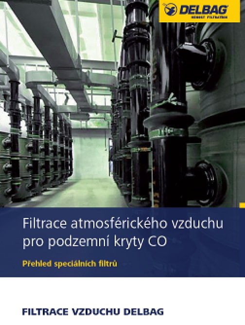 Filtrace atmosférického vzduchu pro podzemní kryty…