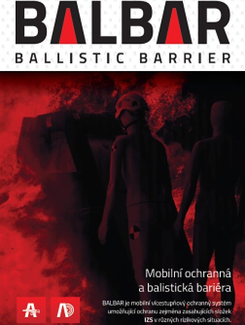 Mobilní ochranná a balistická bariéra BALBAR – CZ