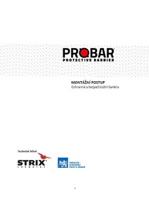 PROBAR Montážní postup – CZ