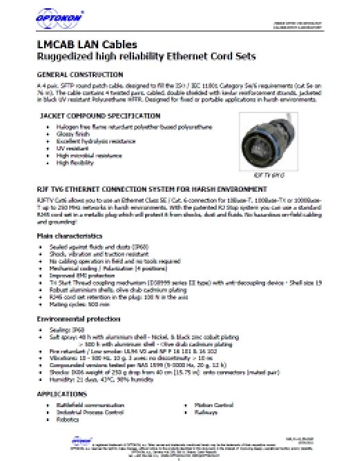 LMCAB Kabely LAN – EN