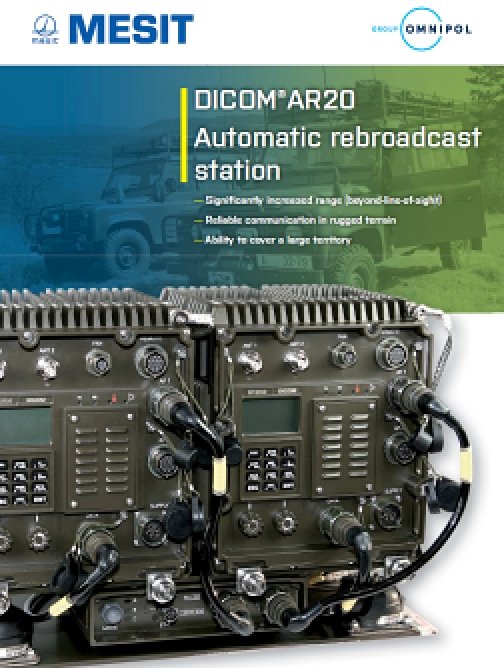 Automatické retranslační stanoviště DICOM®AR20 – EN